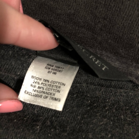 Victoria’s Secret Black Velour Gold Stripe Y2K Zip Up Track Jacket Size Small - Picture 7 of 8